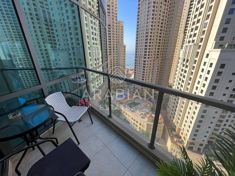 شقة في برج السحاب 1 السحاب دبي مارينا 2 غرف 1900000 درهم - 5718260