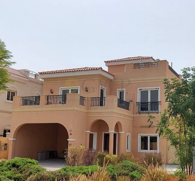 Mazaya A1 | 5 beds plus maids  |  tenanted | Private Pool |