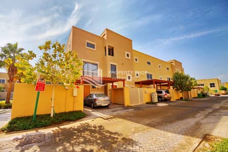 3 Bedroom Townhouse for Rent in Al Raha Gardens, Abu Dhabi - 3BR + Maid | Type S | Private Garden
