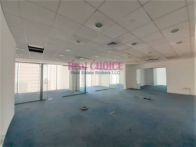 Glass Partition Fitted Office DEWA and AC Included