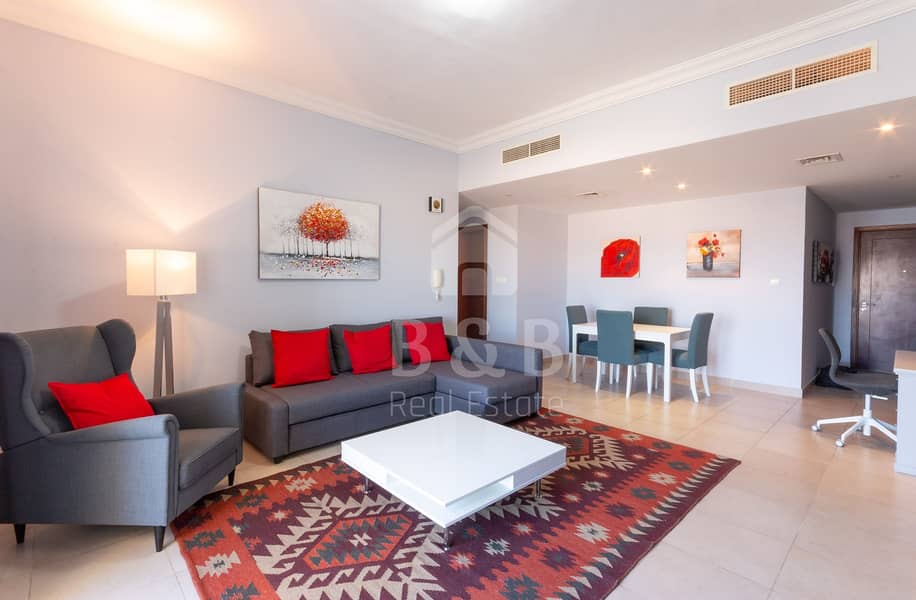 12 Cheques - Wonderful Upgraded and Furnished 1 BR Apartment