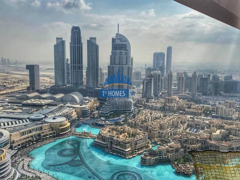 Luxurious 4BR Penthouse | Full Glass Window with Burj View