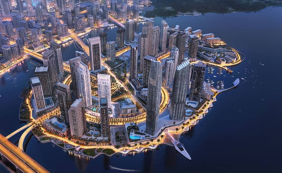 OUTSTANDING 1 BR In CREEK RISE, LUXURY WATER FRONT  Dubai Creek Harbour |Ready in