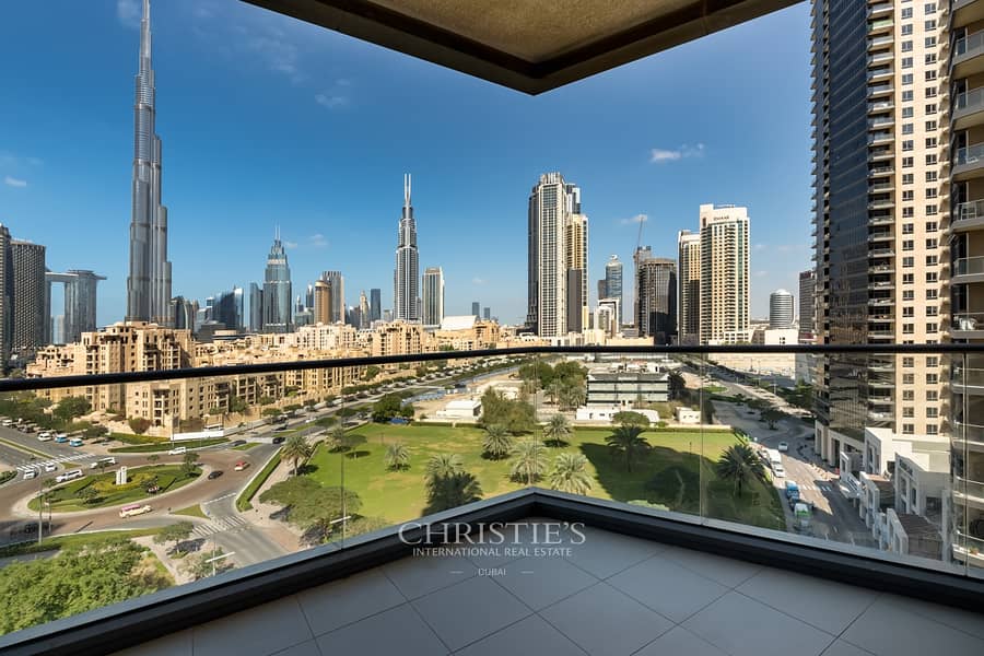 Burj Khalifa View | Upgraded 2 bed | Vacant Now