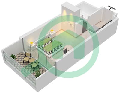 Bellavista - Studio Apartment Unit A07-FLOOR 4-31 Floor plan