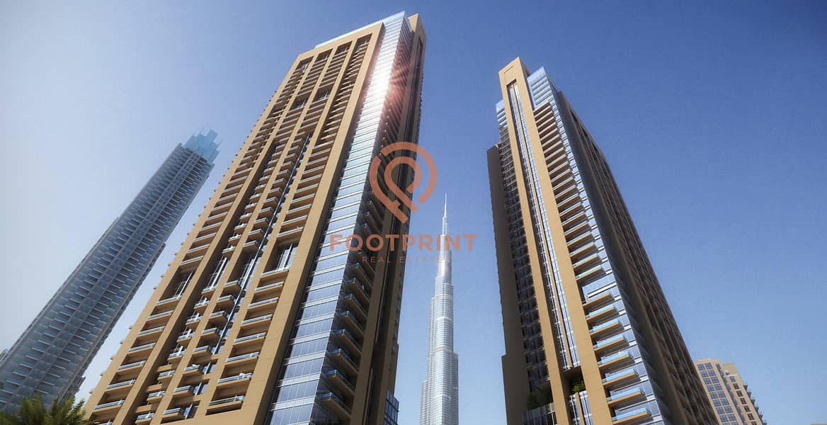 Burj Khalifa View | Lower Floor | Large 2 Bedroom  | Luxurious