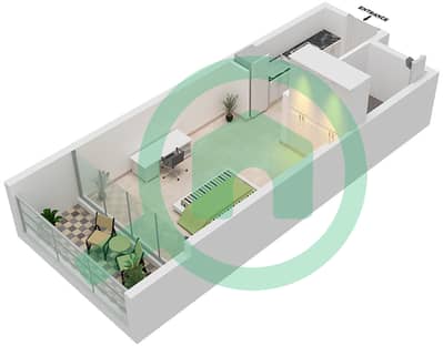 Bellavista - Studio Apartment Unit A02- FLOOR 5-31 Floor plan