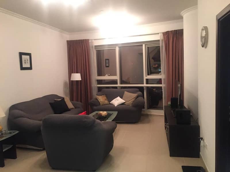 Furnished 1 Bed | Full Marina View | High floor