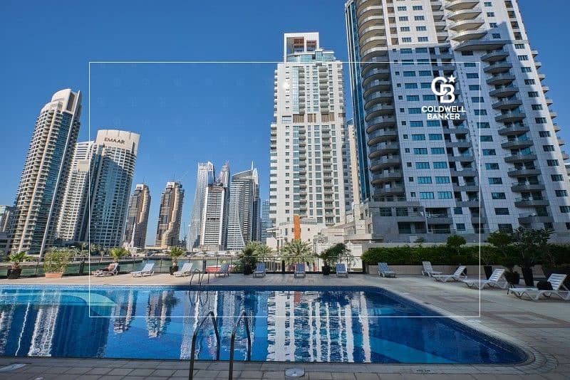 位于迪拜码头，滨海景观大厦，滨海景观大厦A座 1 卧室的公寓 850000 AED - 5731483