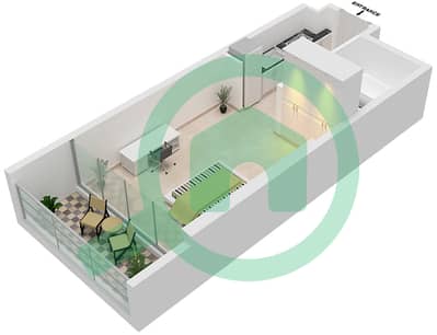 Bellavista - Studio Apartments Unit B01-Floor 5-31 Floor plan