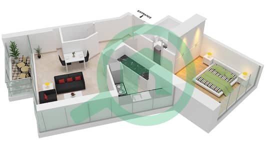 Bellavista - 1 Bedroom Apartment Unit B14-FLOOR 5-29 Floor plan