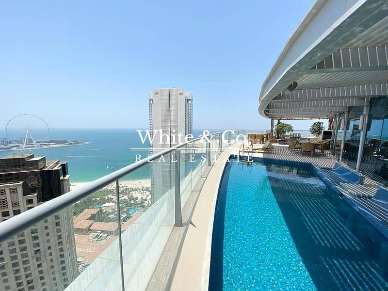 位于迪拜码头，三叉戟豪华公寓 4 卧室的顶楼公寓 24000000 AED - 5736170