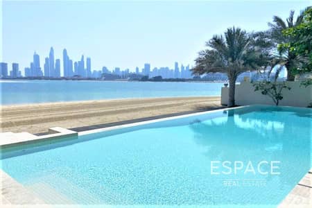 6 Bedroom Villa for Sale in Palm Jumeirah, Dubai - Custom Built | 6 Bed Tip Villa in a Best Location | Tenanted