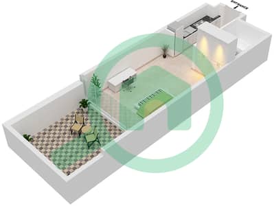 Bellavista - Studio Apartment Unit C15- FLOOR 4 Floor plan
