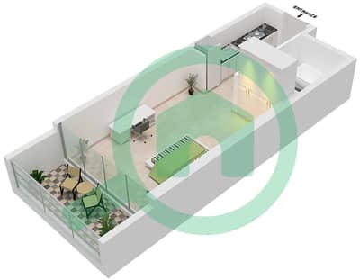 Bellavista - Studio Apartments Unit C07- Floor 5-32 Floor plan