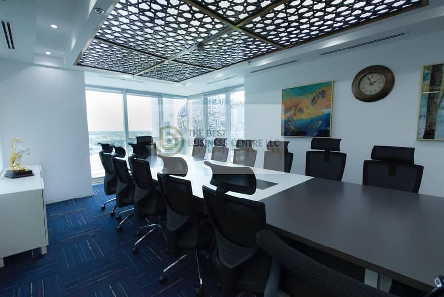 PLEASANT, FURNISHED AND UPGRADED OFFICE SPACE WITH INEXPENSIVE COST IN PRIME LOCATION OF DUBAI