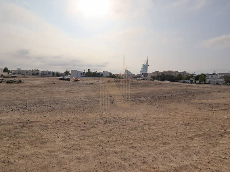 Rare Residential Plot I Burj Al Arab View