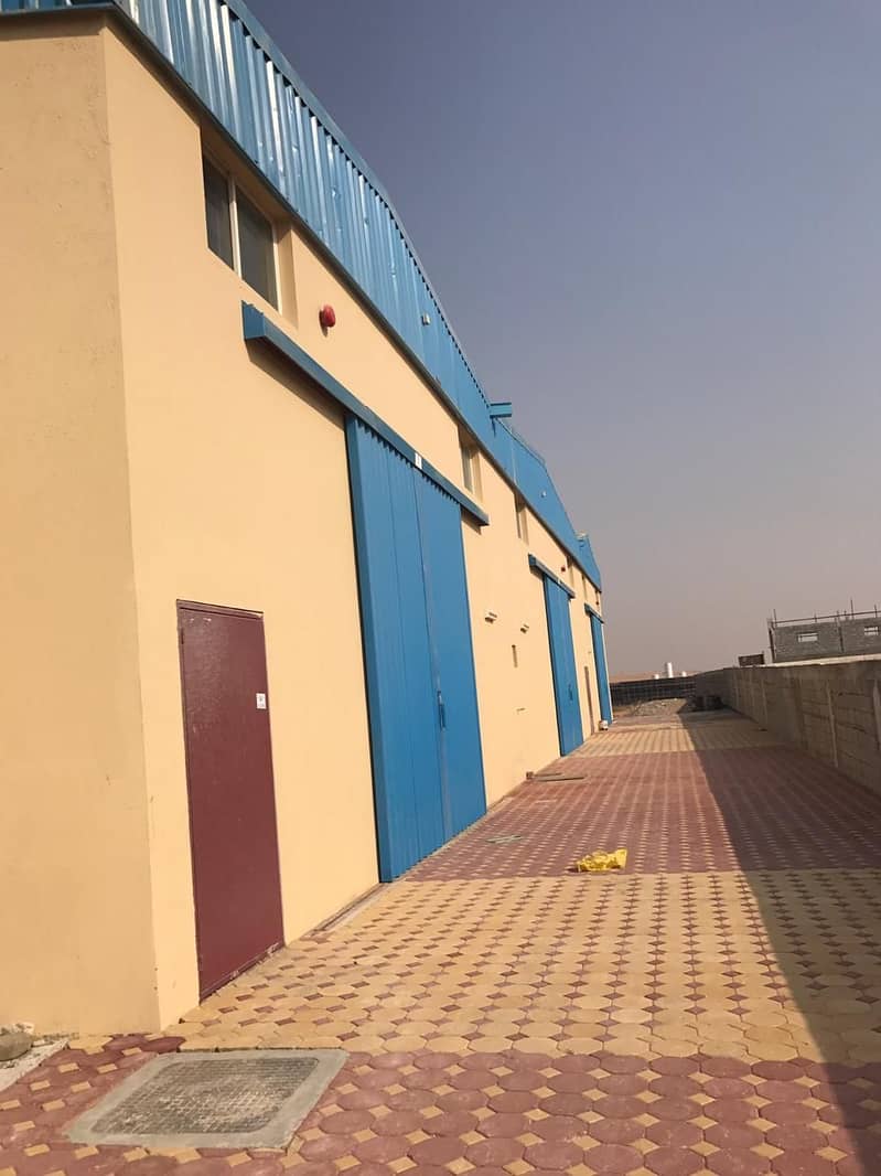 Umm Al Quwain 2,500 Sq. Ft warehouse with 18 kW electricity load connected