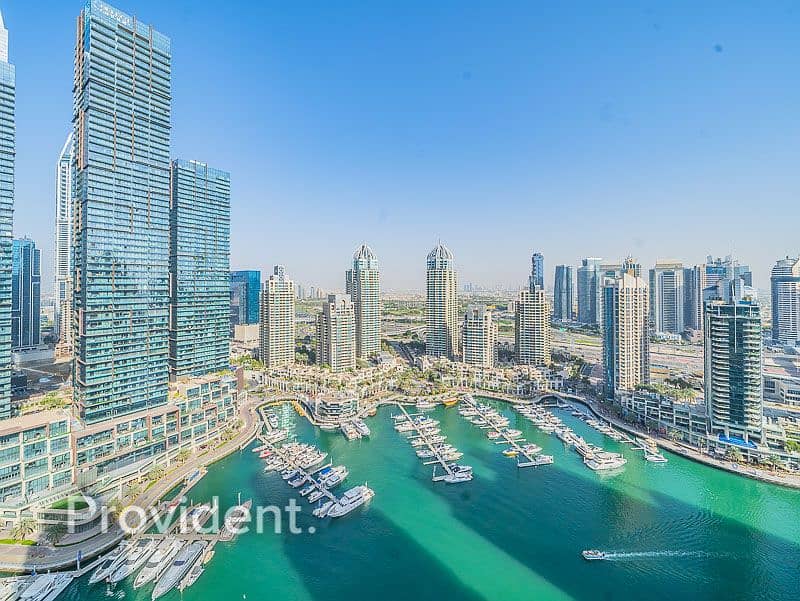 位于迪拜码头，蓝色鸢尾大厦 3 卧室的公寓 3200000 AED - 5656183