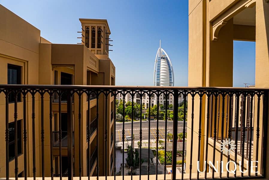 9 Top Floor with Huge Balcony | Burj Al Arab View