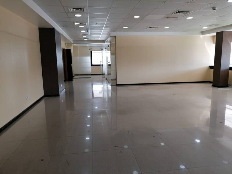Spacious  office With Dewa & Chiller Free In  Salemiyah Tower, For Rent