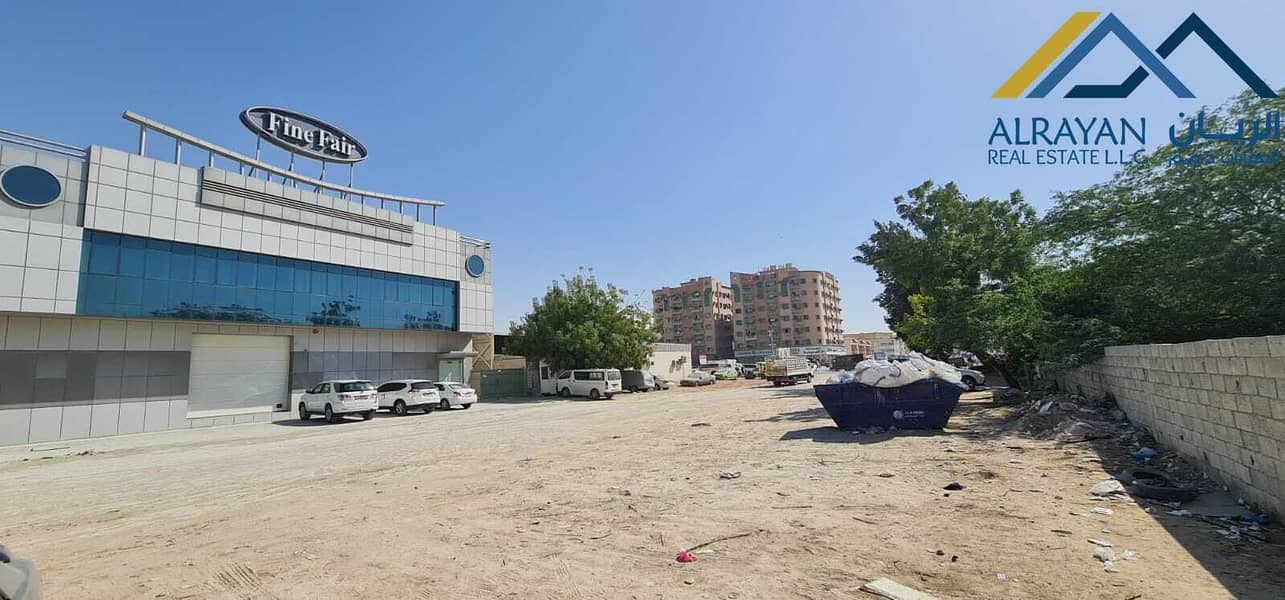 Industrial land for sale in Industrial Area 2 in Ajman, excellent location near the main street