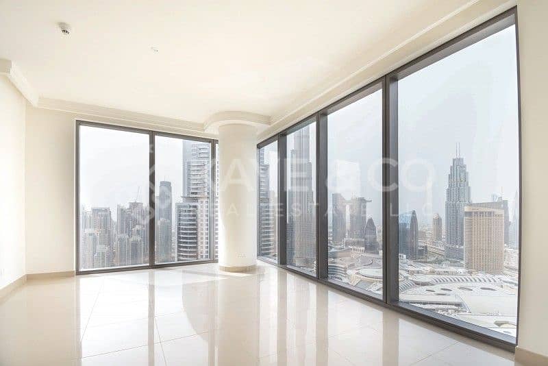 2 Bedroom | Partial Burj Khalifa View | High Floor