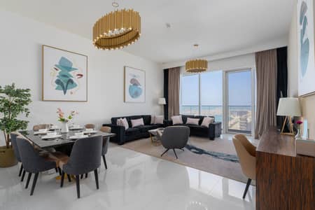 3 Bedroom Apartment for Rent in Dubai Media City, Dubai - BREATHTAKING 180 VIEW OF THE PALM \ DUBAI EYE / BURJ AL ARAB