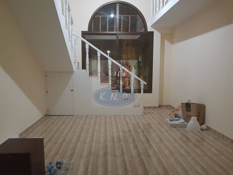 GREAT DEAL! ONLY 37K! NICE 1 BHK DUPLEX  WITH TAWTHEEQ INCL. WATER AND ELECTRICITY ON AIRPORT ROAD NEXT TO AL WAHDA MALL