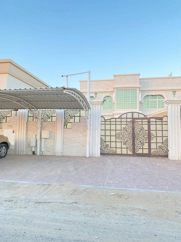Villa for rent in the Emirate of Sharjah, Al Qarayen area
 Consists of 7 ma