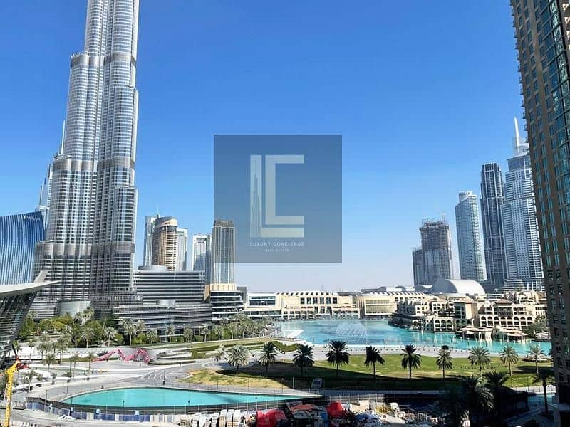 Full Burj Khalifa & Fountain View|3 Bedroom+ Maids