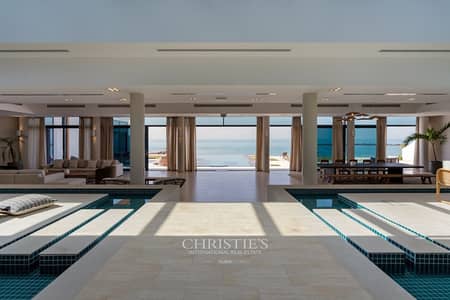 6 Bedroom Villa for Sale in Nurai Island, Abu Dhabi - Modern Beachfront Villa on a Private Island Estate