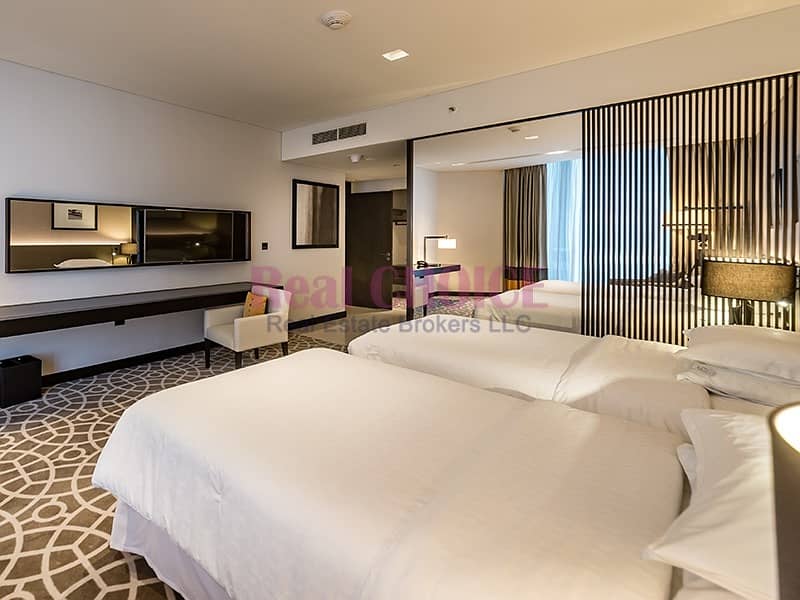 شقة فندقية في فندق جراند شيراتون شارع الشيخ زايد 2 غرف 200000 درهم - 5758041