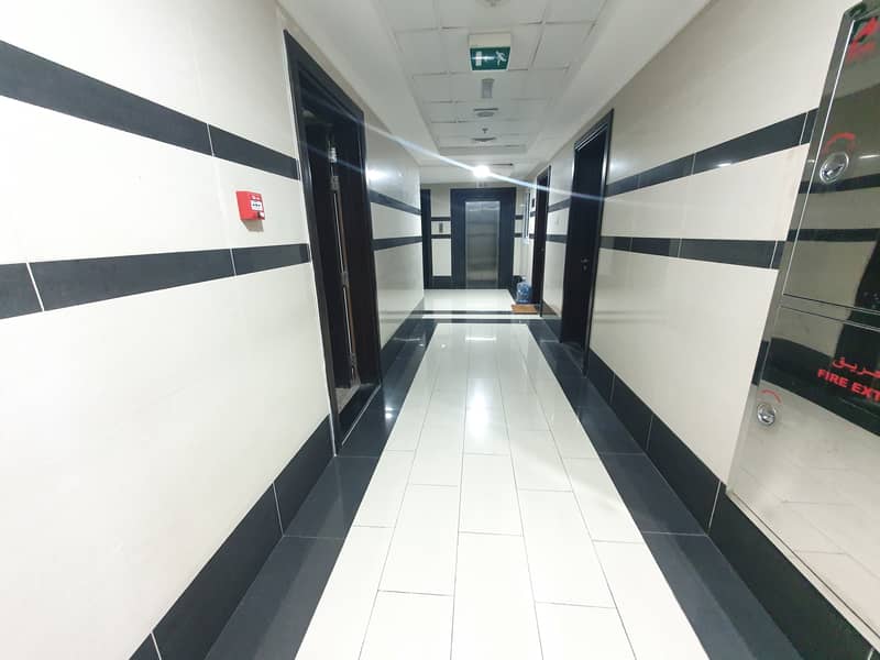 Chiller free Spacious 1 bedroom hall kitchen with all facilty in Dubai majan area rent 39k in 4 chqs payment