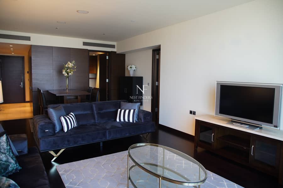 2 BED+STUDY, 2.5 BATH | DIFC AND SEA VIEW | FULLY FURNISHED | VACANT | A MUST-SEE | BURJ KHALIFA RESIDENCES