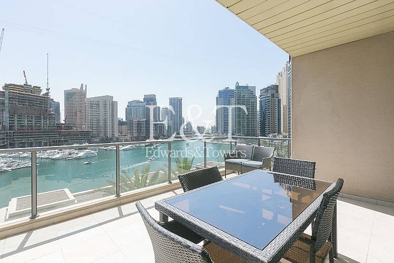 位于迪拜码头，阿尔萨哈布大厦，阿尔萨哈布大厦1号 3 卧室的公寓 235000 AED - 5761157