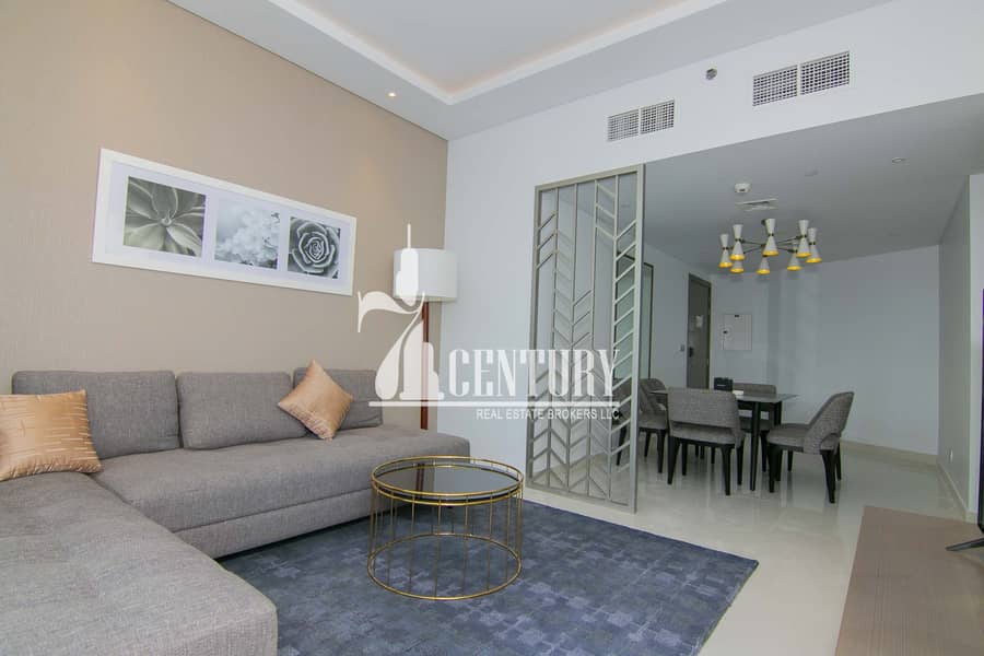 Fully Furnished | High Floor | 1 Bedroom Apt