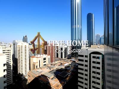 2 Bedroom Flat for Rent in Corniche Road, Abu Dhabi - High-Floor & Stunning 2BR w built-in Wardrobe