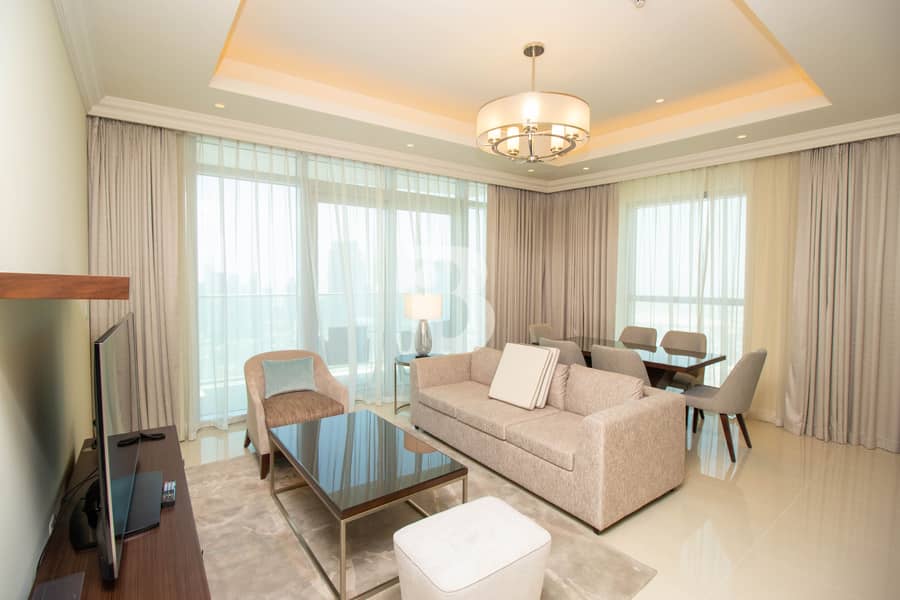 位于迪拜市中心，谦恭公寓喷泉景观综合体，谦恭喷泉景观1号大厦 2 卧室的酒店式公寓 265000 AED - 5763373