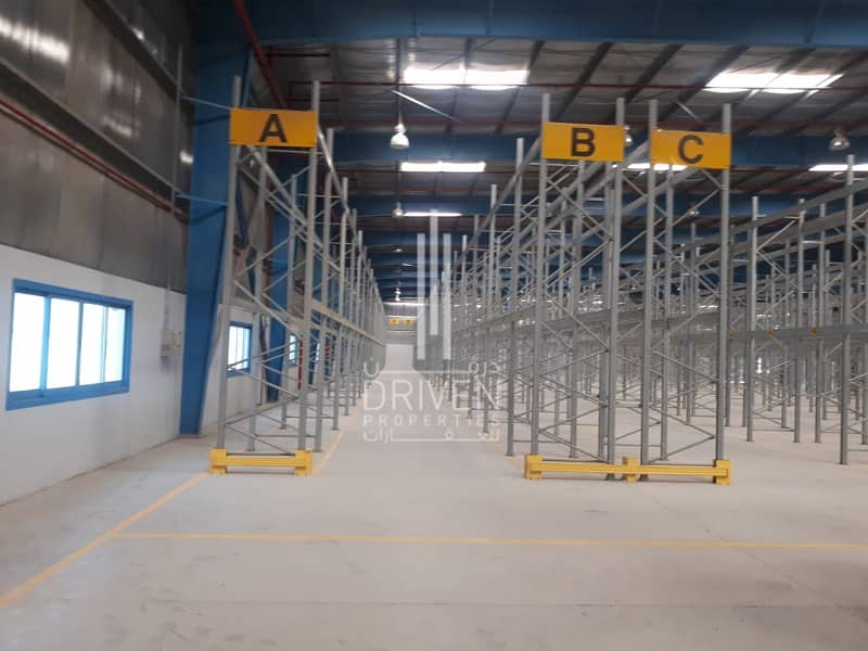 For Rent Furnished Big Warehouse in JAFZA