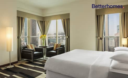 فلیٹ 1 غرفة نوم للايجار في شارع الشيخ زايد، دبي - شقة في فور بوينتس من شيراتون شارع الشيخ زايد 1 غرف 185000 درهم - 5655757