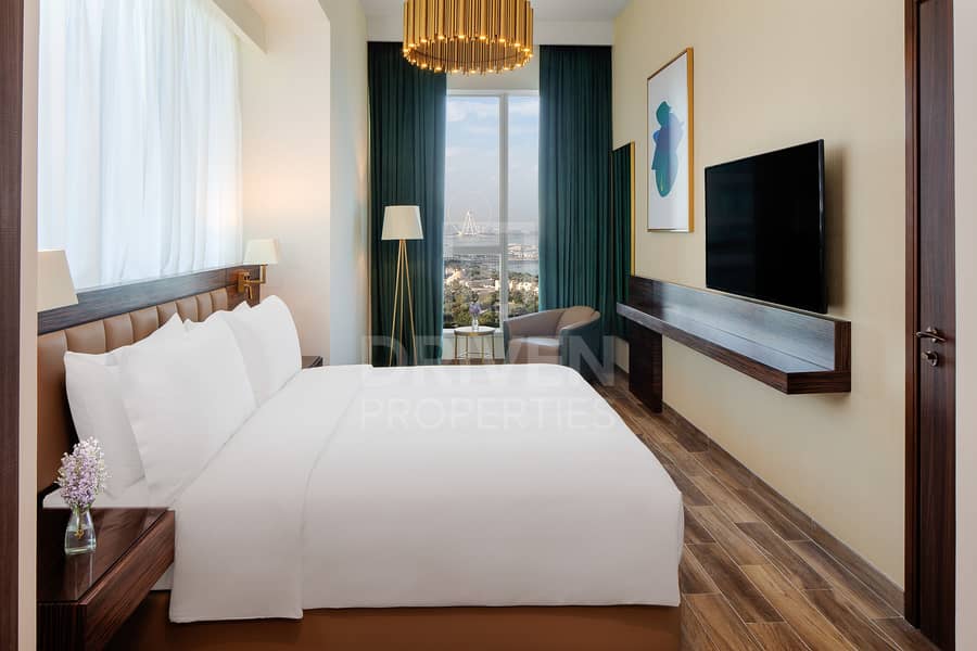 位于迪拜媒体城，迪拜阿瓦尼棕景套房酒店 1 卧室的公寓 2317748 AED - 5091156