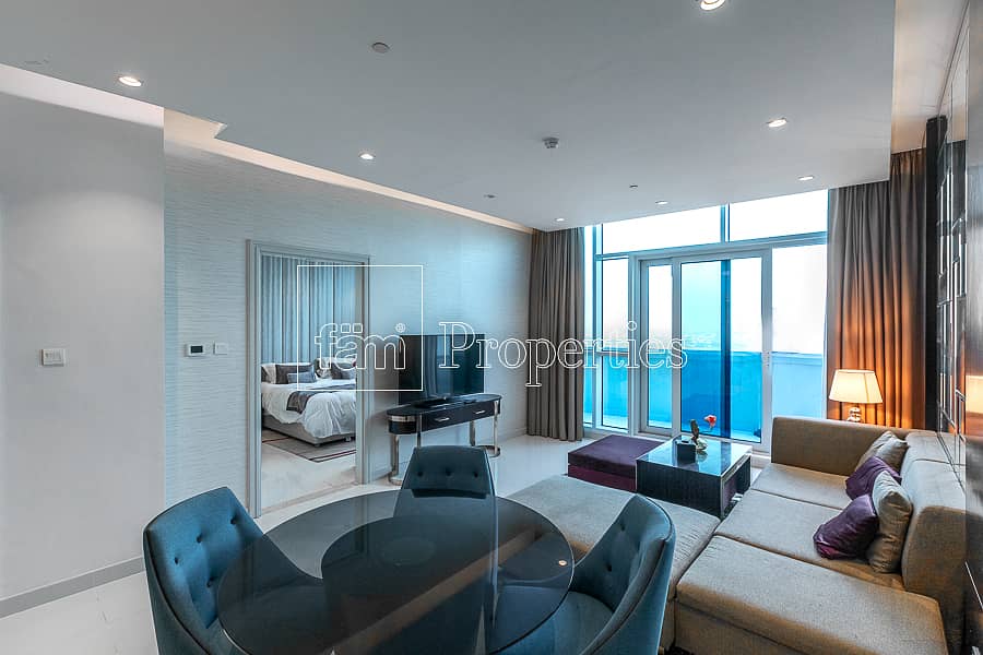位于迪拜市中心，至尊顶峰大厦（高塔露台） 1 卧室的酒店式公寓 100000 AED - 5706588