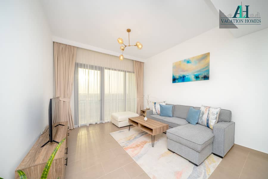 Fully Furnished 1 bedroom | Dubai Hills  | All bills included