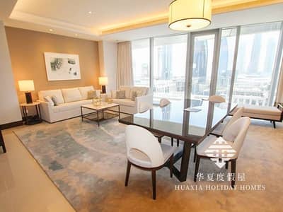 2 Bedroom Hotel Apartment for Rent in Downtown Dubai, Dubai - Classic 2BR with Burj Khalifa Views in The Address Sky View Towers