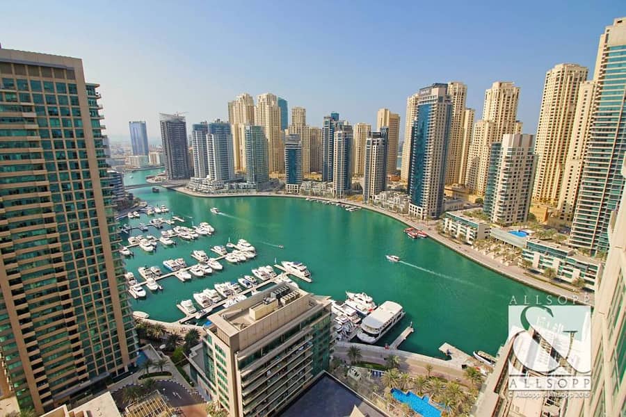 Fully Upgraded | Penthouse | Full Marina View<BR/>