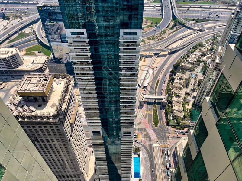 位于迪拜码头，滨海山岭塔楼 3 卧室的公寓 1250000 AED - 5769430