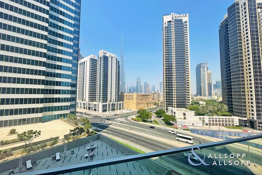 Burj Khalifa Views | Rented Out | Balcony