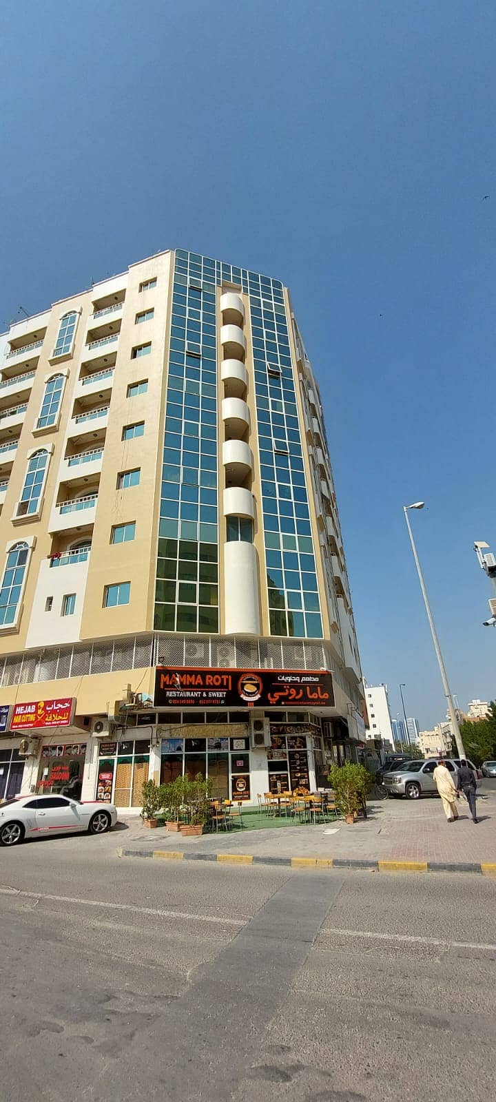 Apartment for rent in a prime location in Ajman, Al Rumaila area, close to Al Hout Supermarket