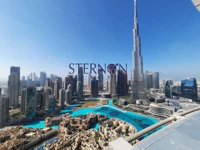 2 Bedroom Flat for Rent in Downtown Dubai, Dubai - All Bills Included| Full Fountain and Burj View | Furnished